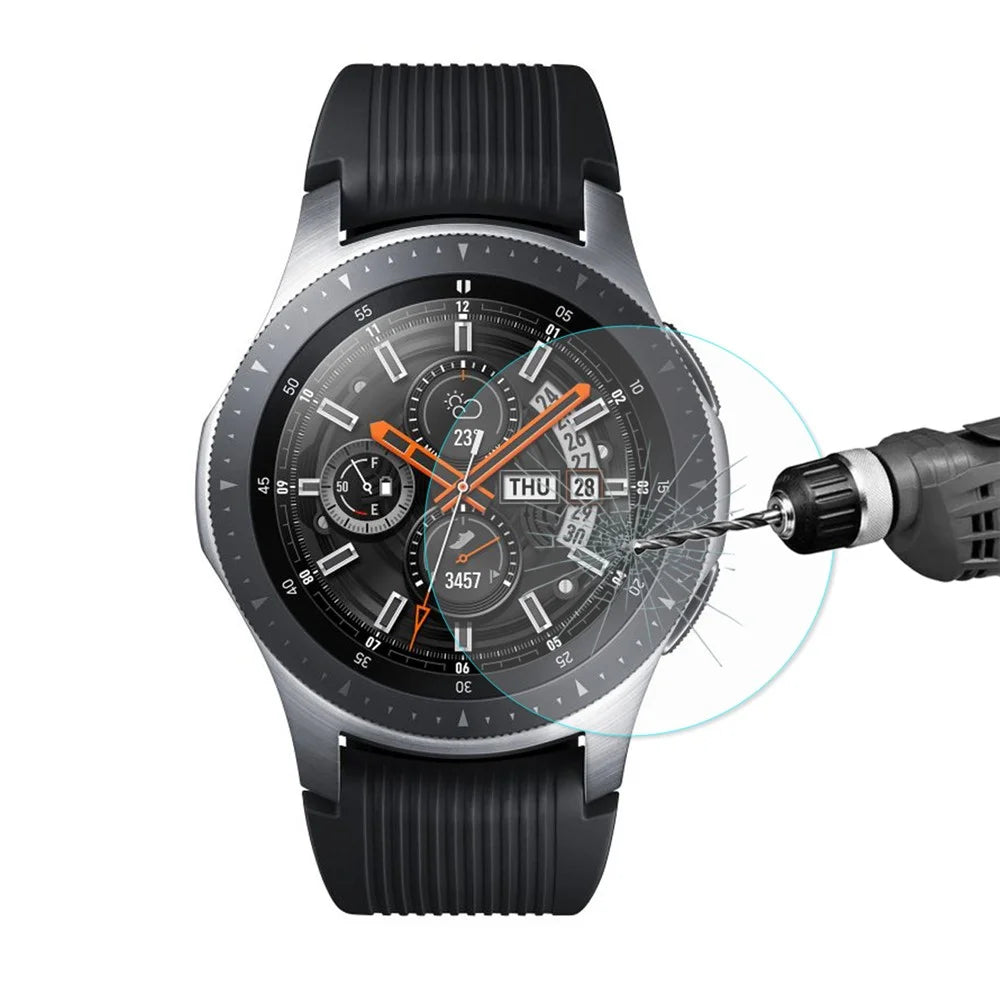 HAT PRINCE 0.2mm 9H 2.15D Tempered Glass Screen Guard Film for Samsung Galaxy Watch 46mm - 1