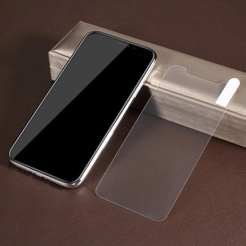 For iPhone XR 6.1 inch 0.3mm Clear Tempered Glass Screen Protector Guard Film Arc Edges Scratch-Resistant Easy Install - 1