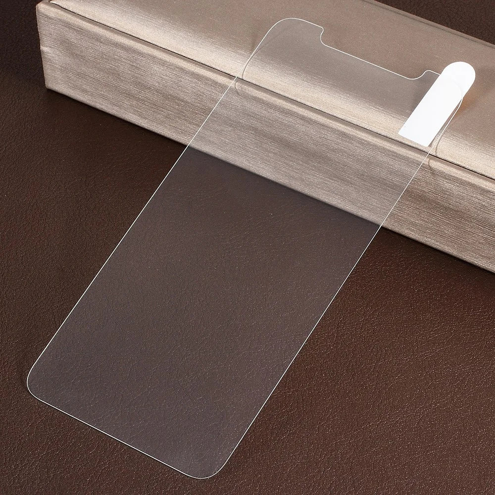 For iPhone XR 6.1 inch 0.3mm Clear Tempered Glass Screen Protector Guard Film Arc Edges Scratch-Resistant Easy Install - 2