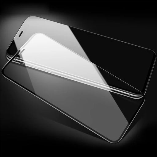 AMORUS Full Size Silk Print 9H Tempered Glass Screen Protector Film for iPhone (2019) 6.1" / XR 6.1 inch - 2