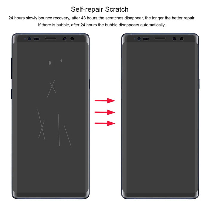 HAT PRINCE Hydrogel Film 0.1mm Anti-Explosion Full Coverage Screen Protector for Samsung Galaxy Note9 SM-N960 - 4