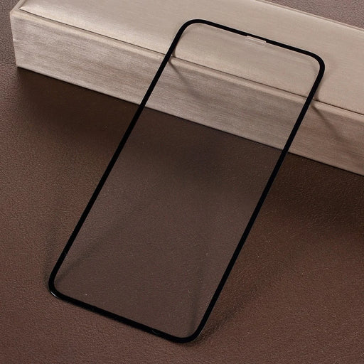 RURIHAI HD Clear Full Size Tempered Glass Screen Protector [Anti-explosion] for iPhone (2019) 6.1" / XR 6.1 inch - Black - 2