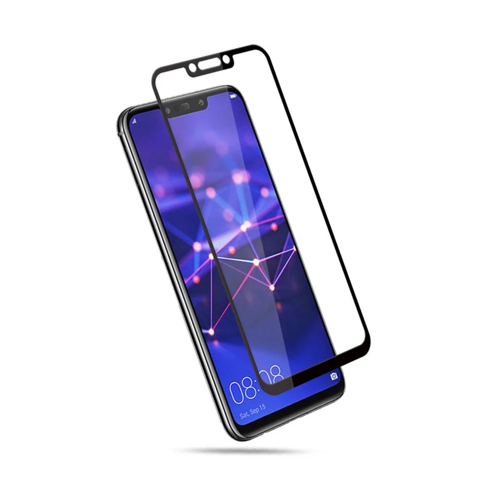 MOCOLO Arc Edge Full Coverage Tempered Glass Screen Protector for Huawei Mate 20 Lite / Maimang 7 - Black - 5