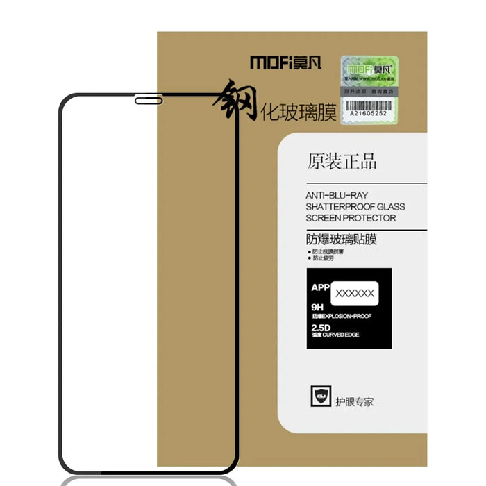 MOFI 9H Tempered Glass Full Screen Protector for iPhone XS / X 5.8 inch - Black - 5