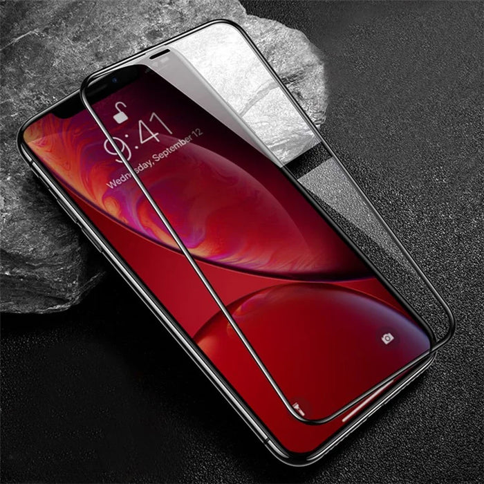 MOCOLO Ultra Clear 3D Tempered Glass Full Screen Protector for iPhone (2019) 6.1" / XR 6.1 inch - 1