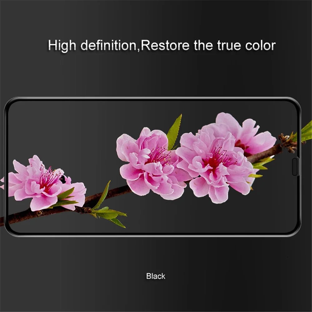 IMAK Pro+ Anti-explosion Full Screen Tempered Glass Protector for iPhone (2019) 6.1" / XR 6.1 inch- Black - 5