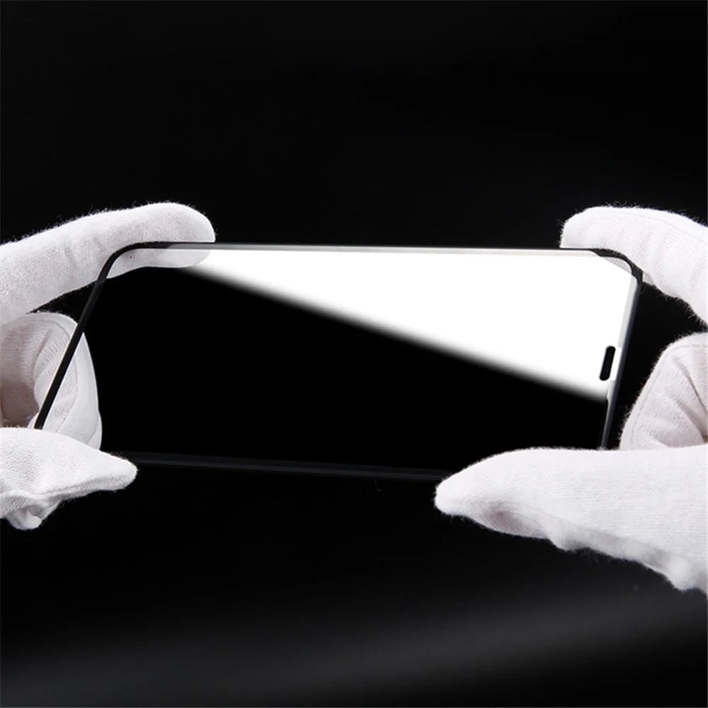 MOCOLO 3D Curved Full Glue Cold Carving Tempered Glass Screen Protector for iPhone (2019) 6.5" / XS Max 6.5 inch - Black - 6
