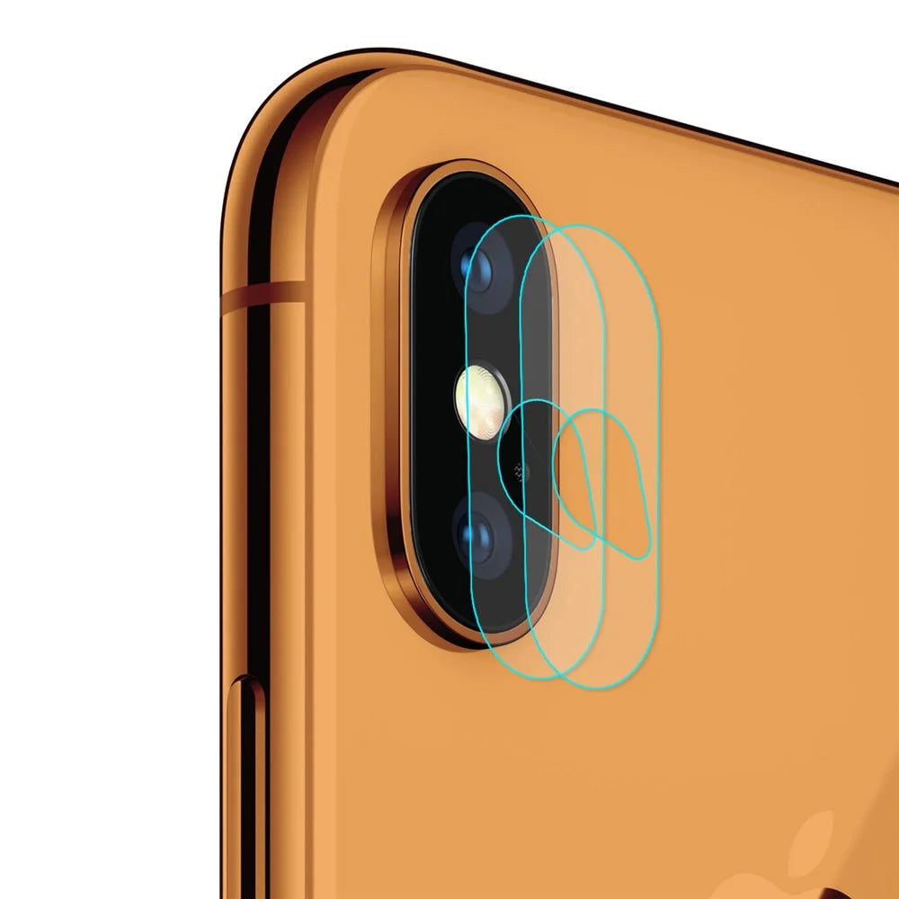 [2PCS] HAT PRINCE [Anti-scratch] Tempered Glass Camera Lens Protector 0.2mm 9H 2.15D Arc Edge for iPhone XS Max 6.5 inch - 1