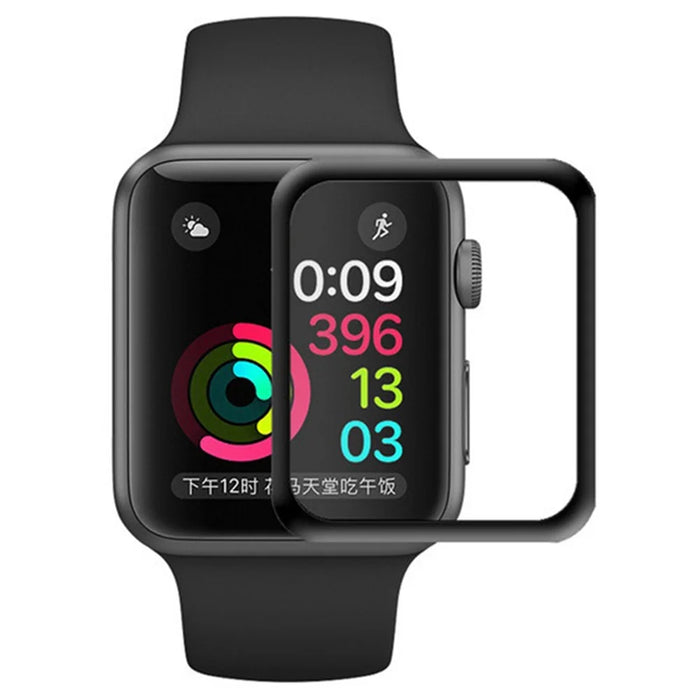 3D Full Covering 9H Scratch-proof Tempered Glass Screen Protector for Apple Watch Series 4 44mm - 1