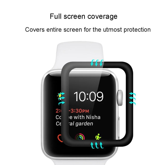 3D Full Covering 9H Scratch-proof Tempered Glass Screen Protector for Apple Watch Series 4 44mm - 5
