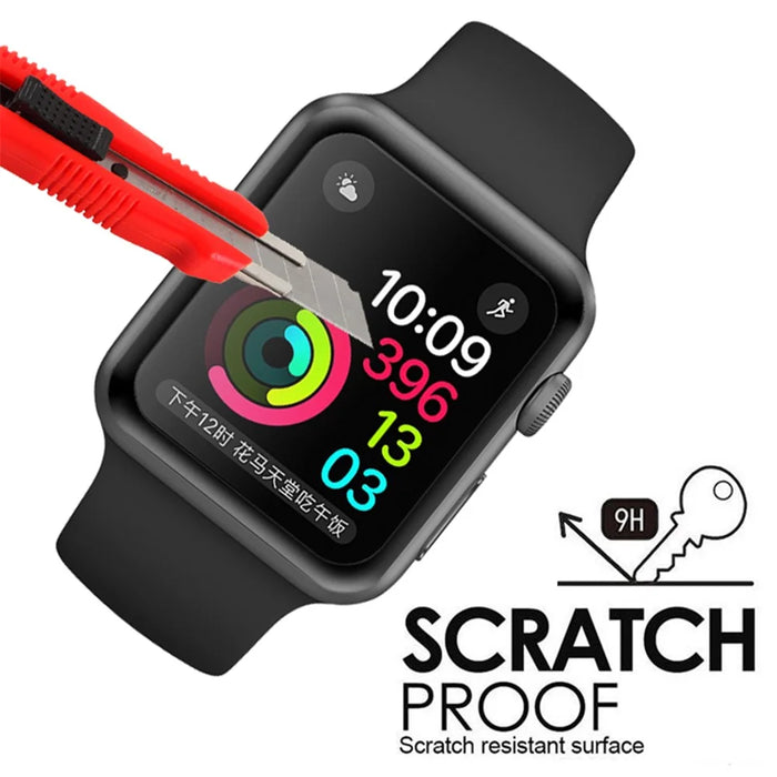 3D Full Covering 9H Scratch-proof Tempered Glass Screen Protector for Apple Watch Series 4 44mm - 6