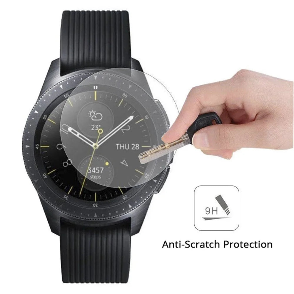 For Samsung Galaxy Watch 46mm 0.3mm Arc Edges Tempered Glass Screen Protector 9H Anti-scratch - 4