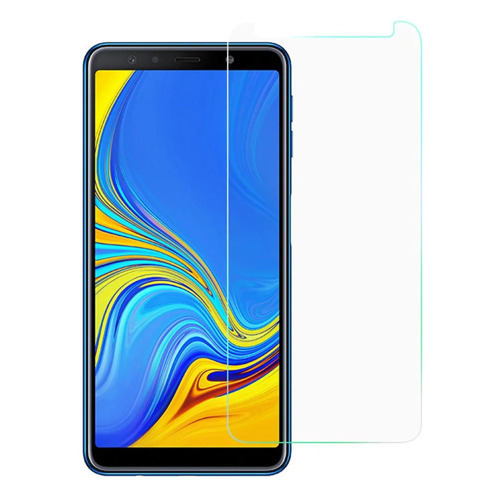 0.3mm Tempered Glass Screen Protector Film for Samsung Galaxy A7 (2018) Arc Edge - 1