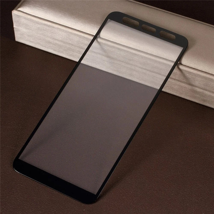 Silk Printing Complete Coverage Tempered Glass Screen Protector for Samsung Galaxy J4 Plus - 1
