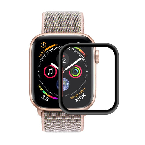 HAT PRINCE for Apple Watch Series SE3 / SE2 / SE1 / 6 / 5 / 4 40mm Screen Protector 0.2mm 9H 3D Aluminum Alloy Edge Tempered Glass - 1