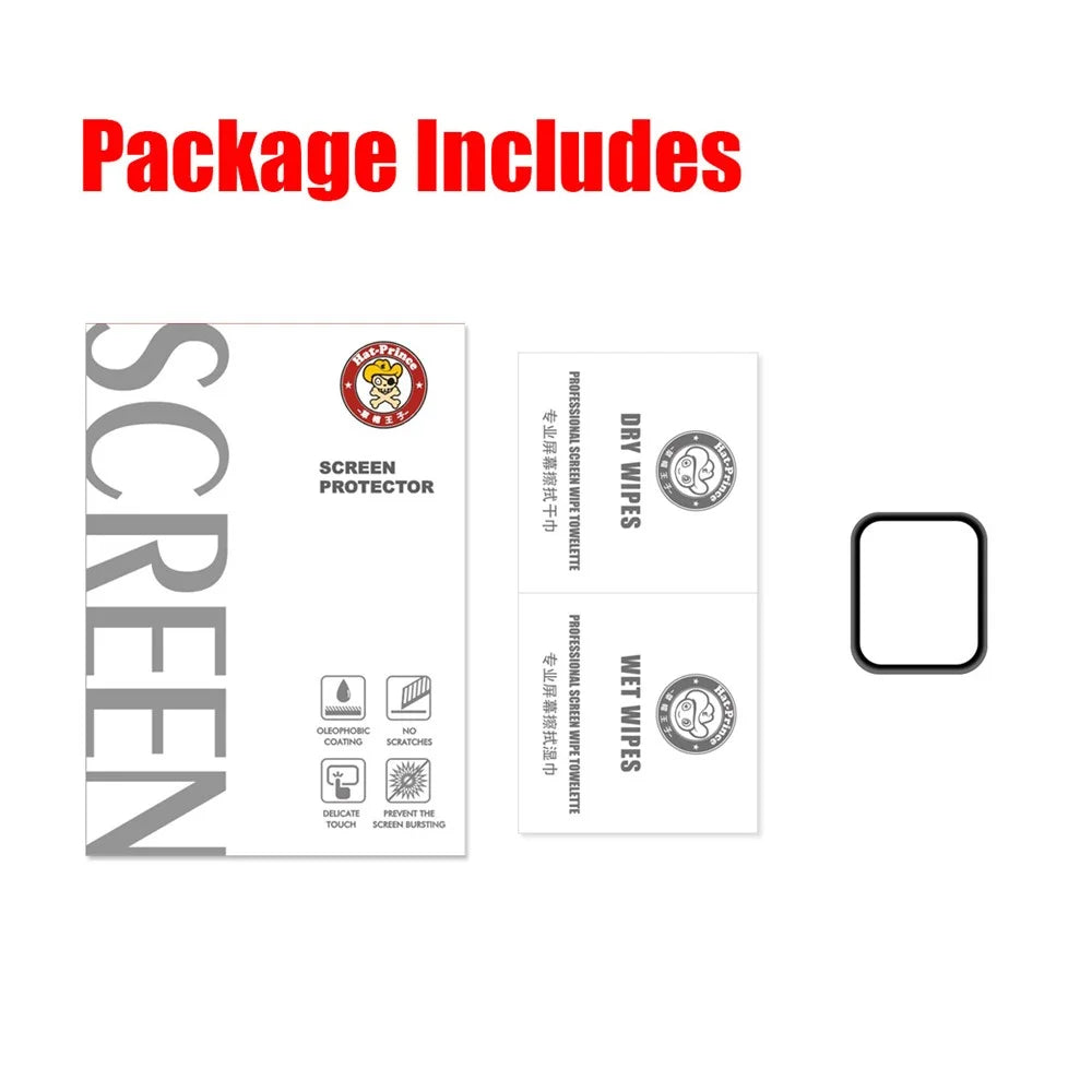 HAT PRINCE for Apple Watch Series SE3 / SE2 / SE1 / 6 / 5 / 4 40mm Screen Protector 0.2mm 9H 3D Aluminum Alloy Edge Tempered Glass - 7