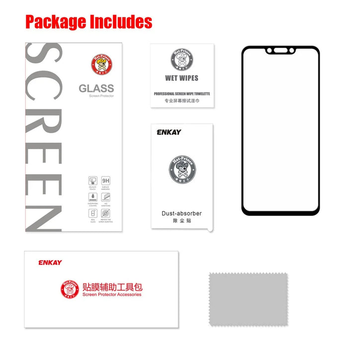 HAT PRINCE 0.26mm 9H 2.5D Arc Edge Tempered Glass Full Size Screen Protector for Huawei Mate 20 Lite - 4