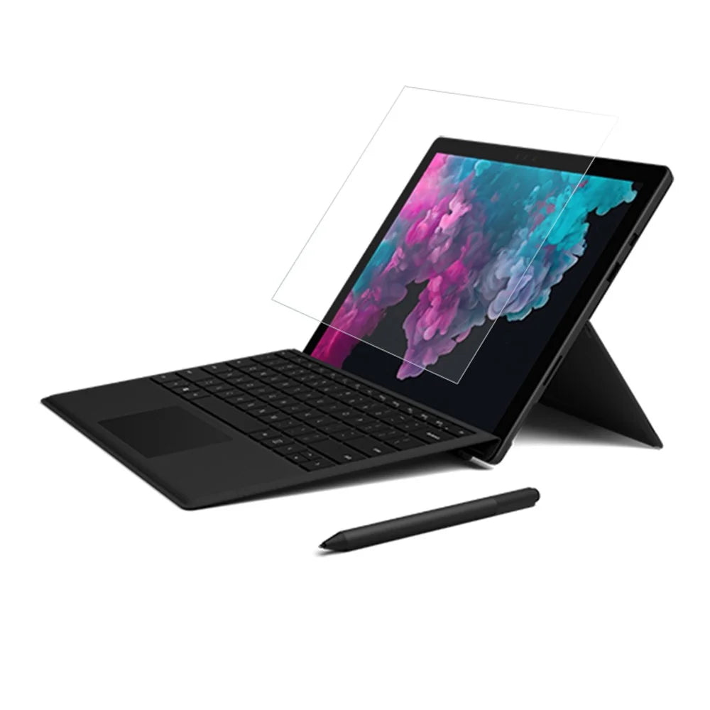 0.3mm Arc Edges Full Screen Covering Tempered Glass Shield for Microsoft Surface Pro 6 - 1