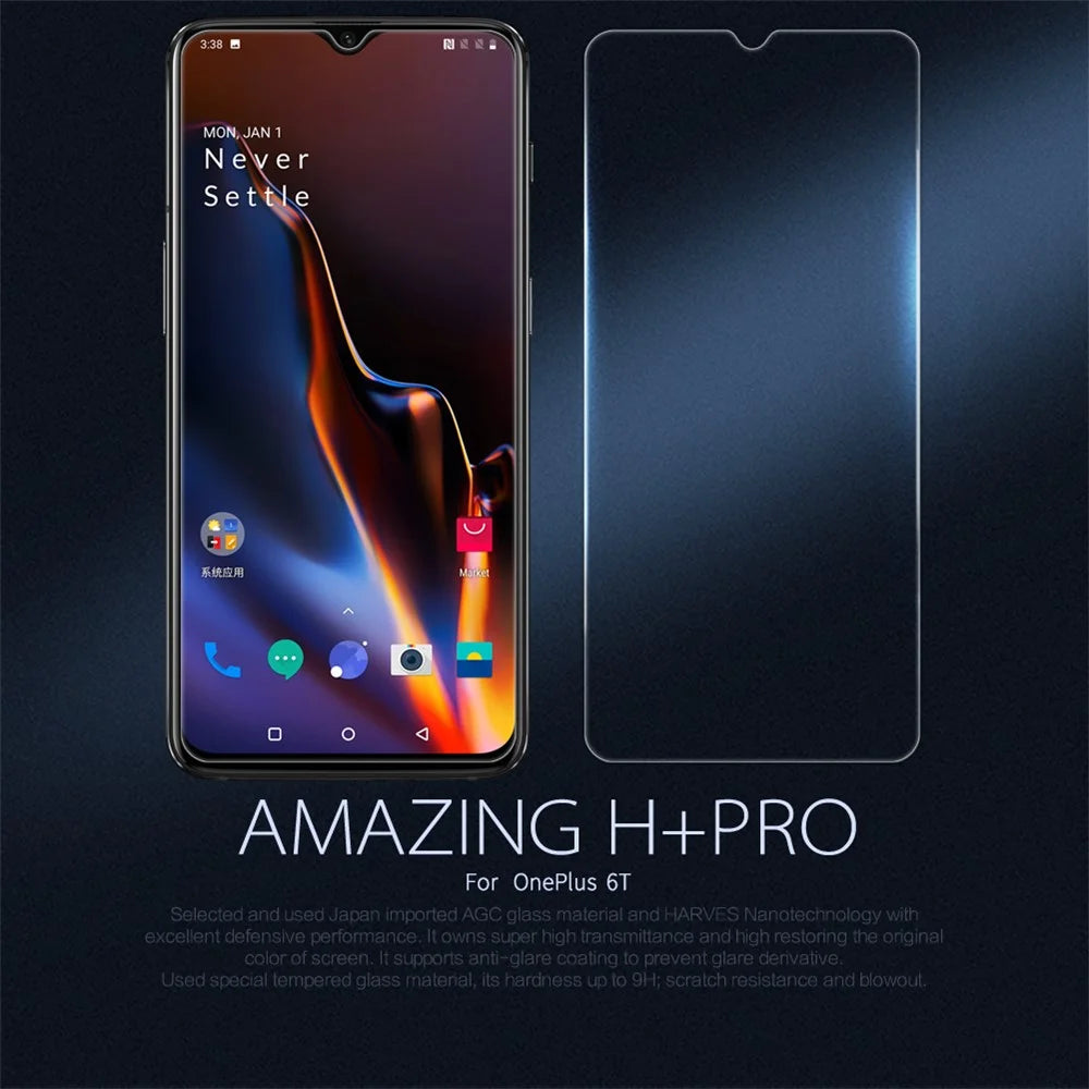 NILLKIN Amazing H+PRO Tempered Glass Screen Protector for OnePlus 7 / 6T Anti-Explosion - 1