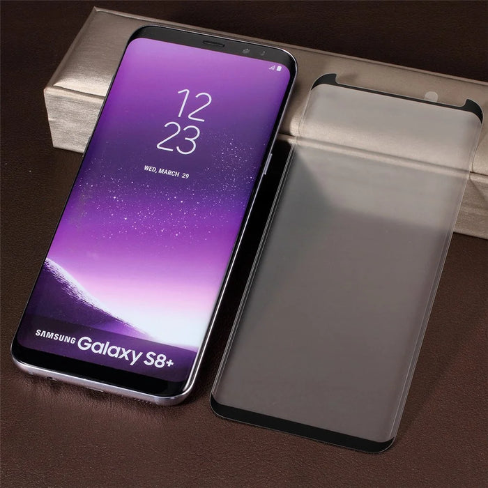 RURIHAI for Samsung Galaxy S8 Plus G955 3D Curved Tempered Glass Screen Protector (Case Friendly) - 6