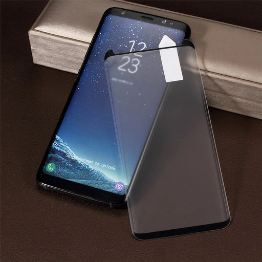 RURIHAI 3D Curved Tempered Glass Screen Protection Film for Samsung Galaxy S8 G950 (Case Friendly) - 1