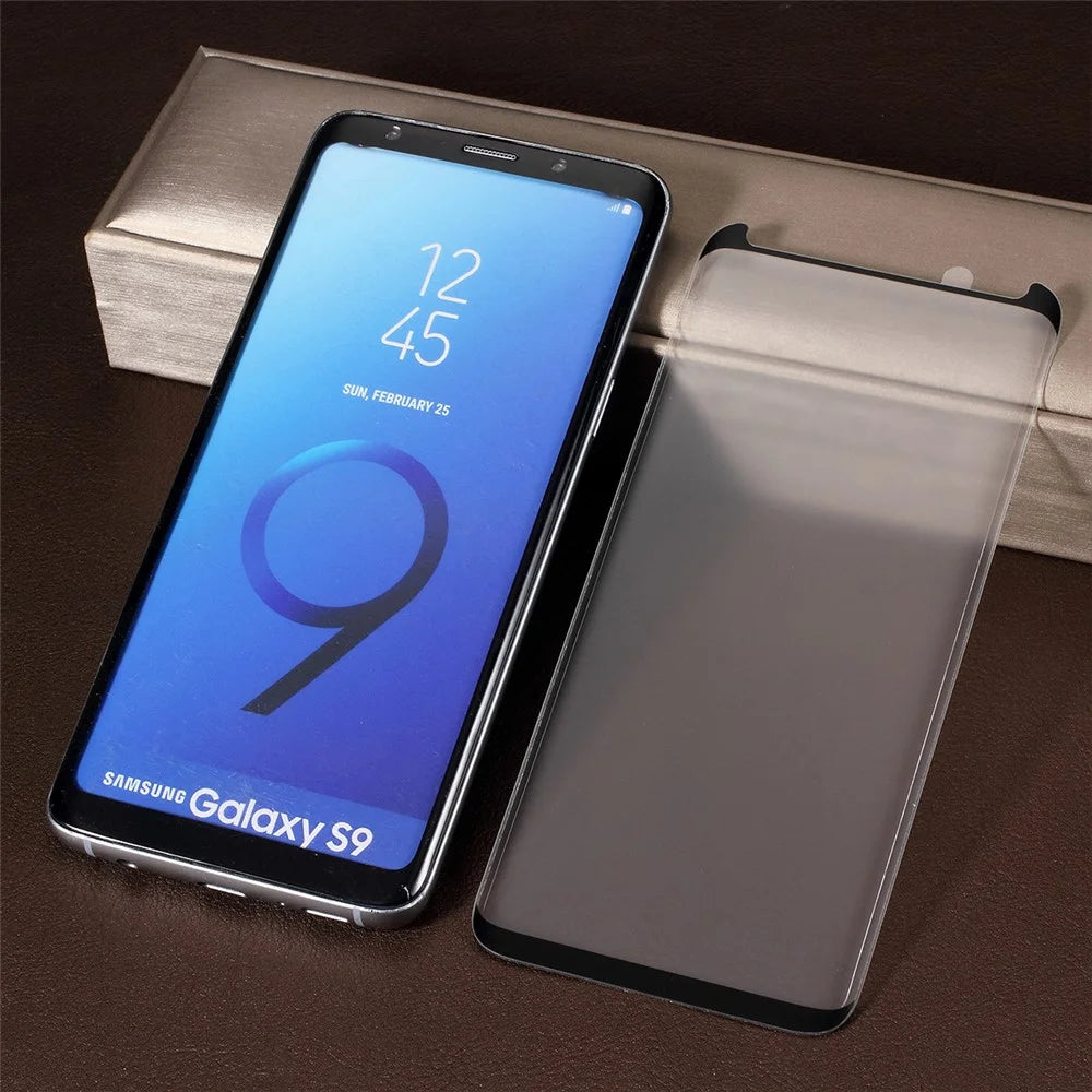 RURIHAI 3D Curved Tempered Glass Screen Guard Film for Samsung Galaxy S9 SM-G960 (Case Friendly) - 6