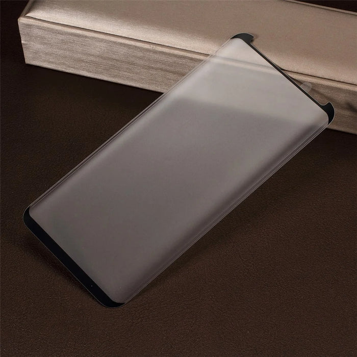 RURIHAI for Samsung Galaxy S9+ SM-G965 3D Curved Tempered Glass Screen Protection (Case Friendly) - 5