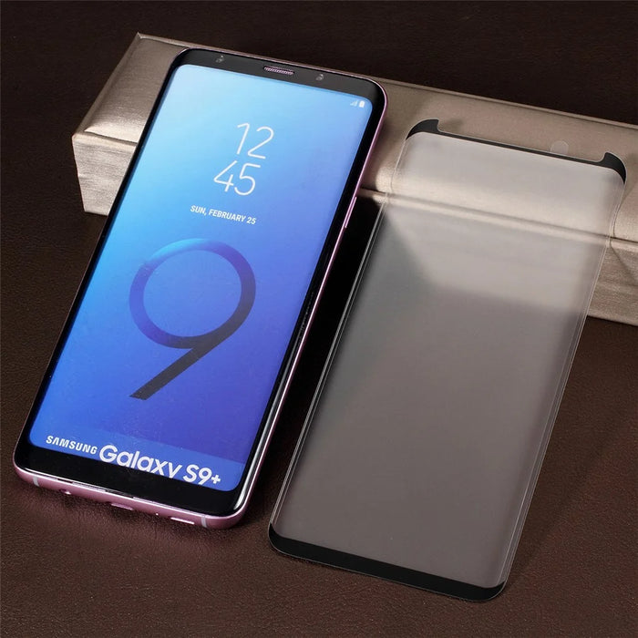 RURIHAI for Samsung Galaxy S9+ SM-G965 3D Curved Tempered Glass Screen Protection (Case Friendly) - 6