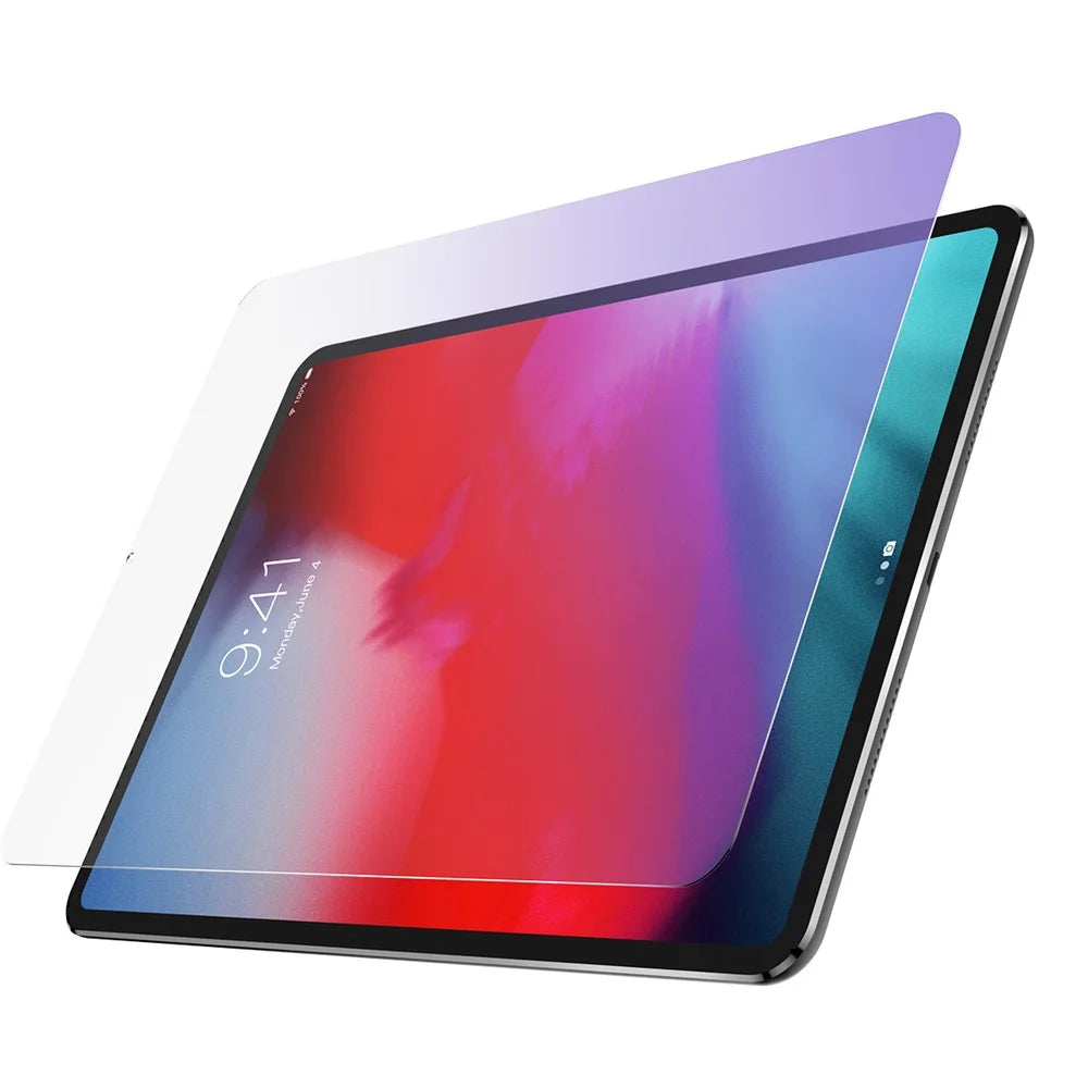 For iPad Air (2020) / Air (2022) / Pro 11-inch (2022) / (2021) / (2020) / (2018) Anti-Blue-Light Eye-Protected Tempered Glass Screen Protector Full Screen 0.3mm (Arc Edge) - 1