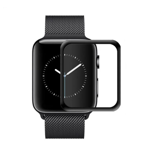 MOCOLO for Apple Watch Series 4 44mm 3D Full Screen Tempered Glass Protector - Black - 1