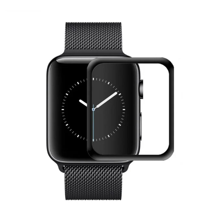 MOCOLO for Apple Watch Series 4 44mm 3D Full Screen Tempered Glass Protector - Black - 1