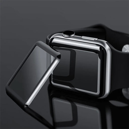 MOCOLO for Apple Watch Series 4 44mm 3D Full Screen Tempered Glass Protector - Black - 2