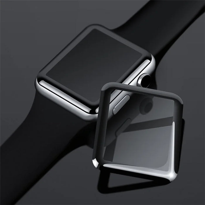 MOCOLO for Apple Watch Series 4 44mm 3D Full Screen Tempered Glass Protector - Black - 3