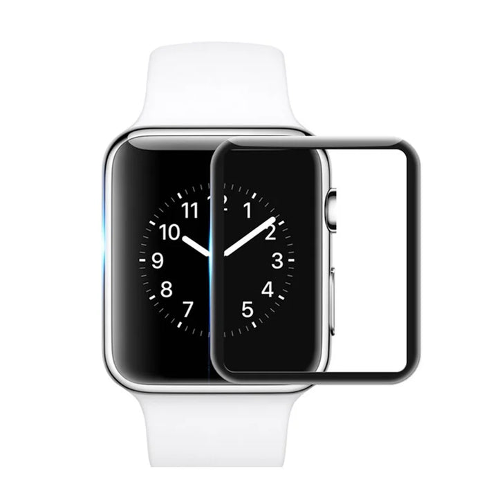 MOCOLO for Apple Watch Series 4 44mm 3D Full Screen Tempered Glass Protector - Black - 6