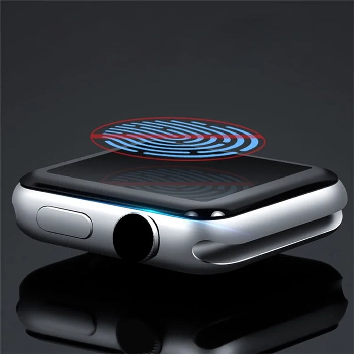 MOCOLO for Apple Watch Series 4 44mm 3D Full Screen Tempered Glass Protector - Black - 7