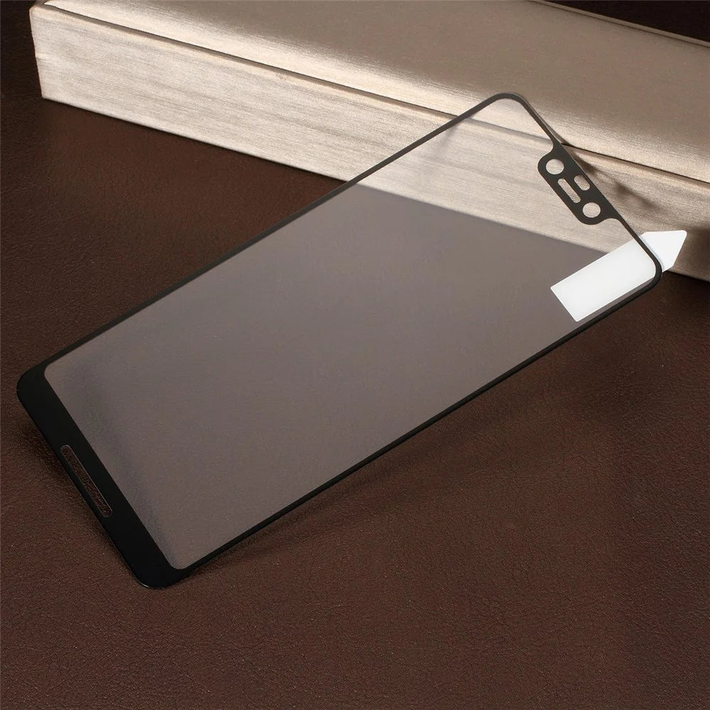RURIHAI Solid Defense Tempered Glass Full Size Screen Shield for Google Pixel 3 XL - 4
