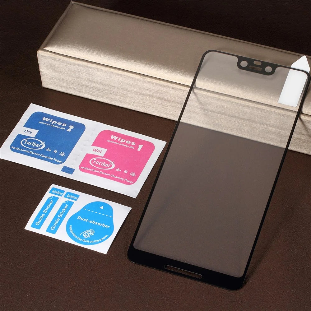 RURIHAI Solid Defense Tempered Glass Full Size Screen Shield for Google Pixel 3 XL - 5