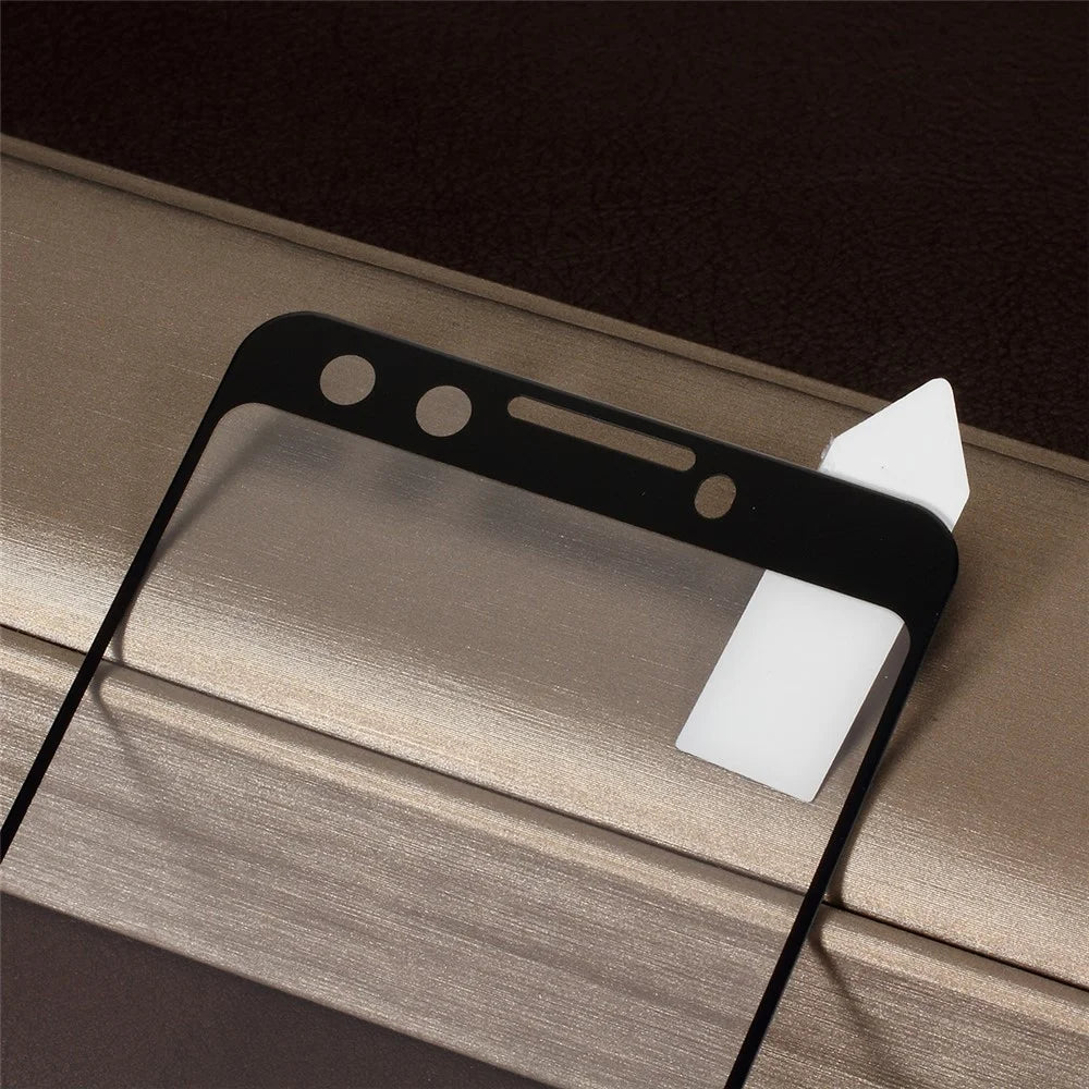 RURIHAI Solid Defense Tempered Glass Screen Protector for Google Pixel 3 - Black - 2