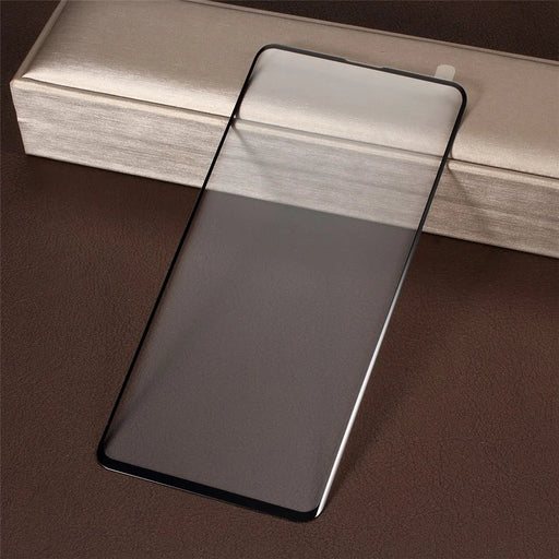 RURIHAI for Samsung Galaxy S10 Plus Curved Full Screen Cover Tempered Glass Protector Film [Electroplated Edges] - Black - 1
