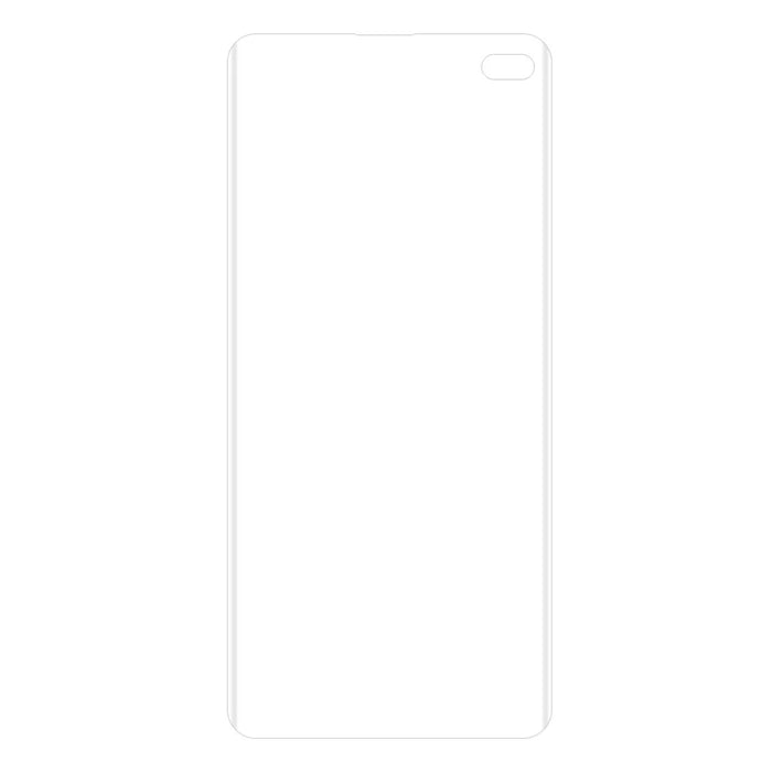 HAT PRINCE for Samsung Galaxy S10 Plus 3D Full Size PET Curved Hot Bending HD Clear Screen Protector [Support Ultrasonic Fingerprint Unlock] - 3