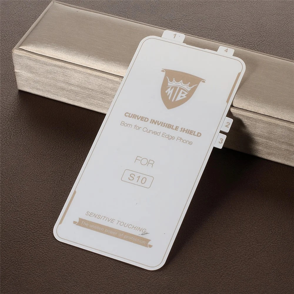 For Samsung Galaxy S10 Soft PET Hydrogel Protector Film Full Screen Covering [Support Ultrasonic Fingerprint Unlock] - 1