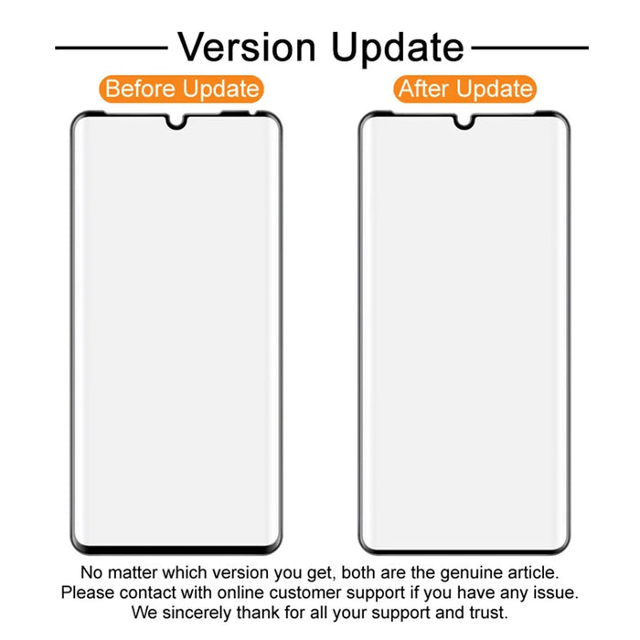 IMAK Hot Bending 3D Curved Tempered Glass Full Cover Screen Protector for Huawei P30 Pro - 6