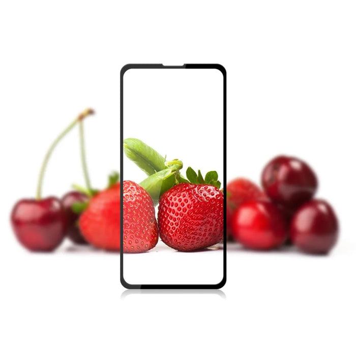 MOCOLO Silk Printing Anti-explosion Tempered Glass Full Size Screen Protector [Full Glue] for Samsung Galaxy S10e - Black - 6