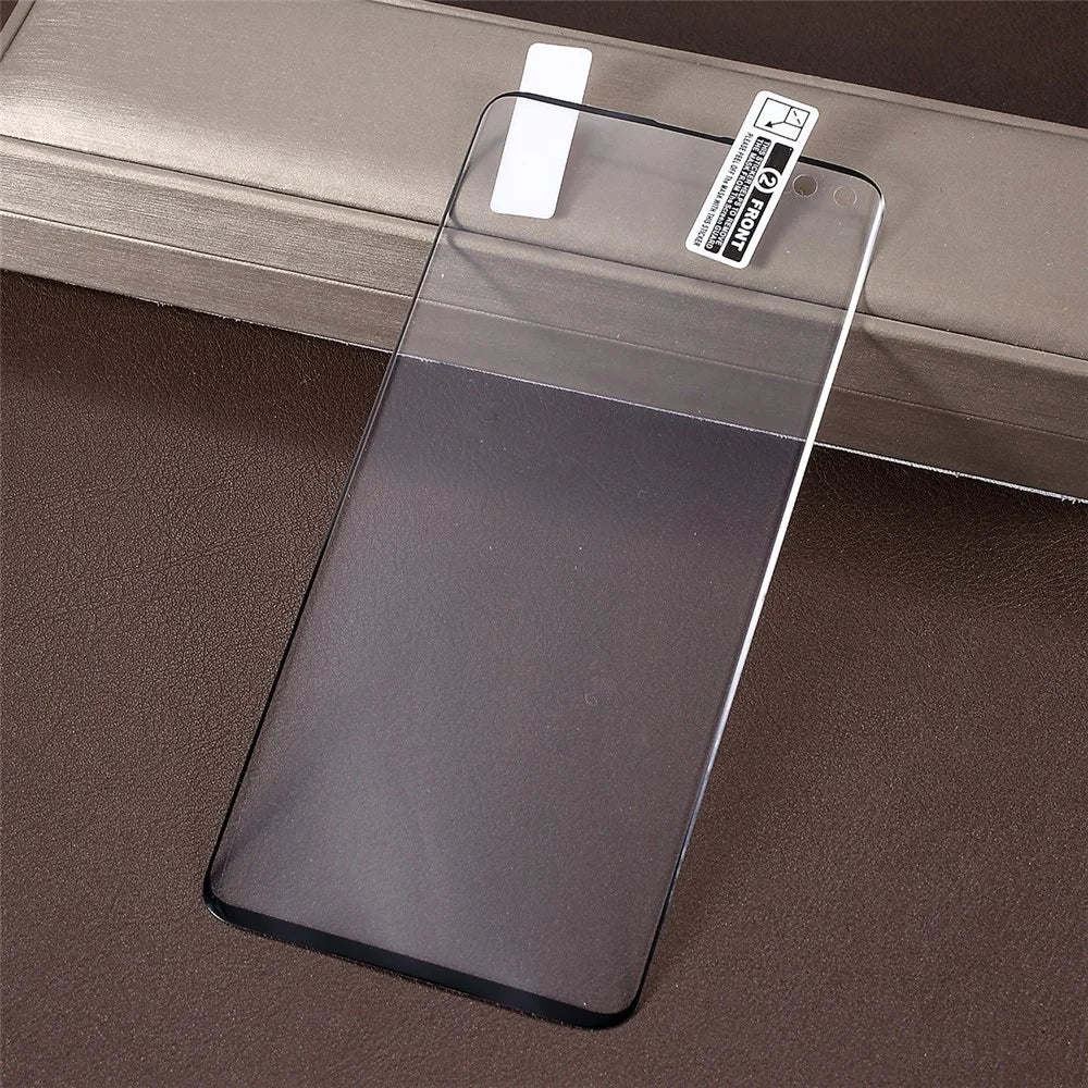 Soft PET Full Screen Covering Protector for Samsung Galaxy S10 Plus  [Support Ultrasonic Fingerprint Unlock]- Black - 1