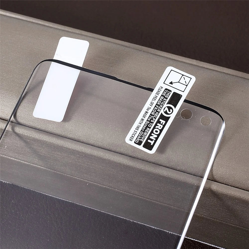 Soft PET Full Screen Covering Protector for Samsung Galaxy S10 Plus  [Support Ultrasonic Fingerprint Unlock]- Black - 2