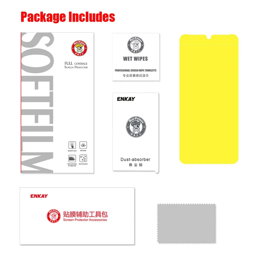 HAT PRINCE Hydrogel Film 3D Full Size Soft Screen Protection Film for Huawei P30 Pro - 7