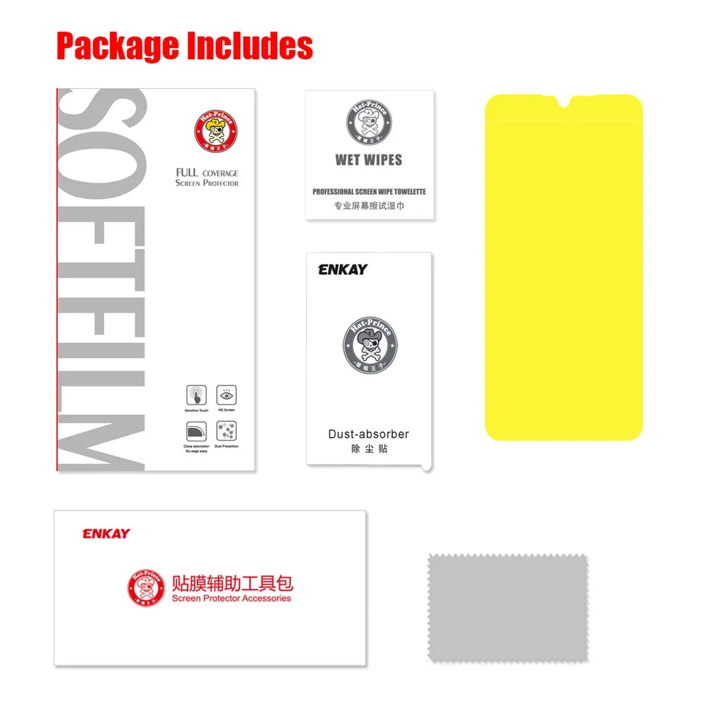 HAT PRINCE Hydrogel Film 3D Full Covering Soft Screen Guard Film for Huawei P30 - 7