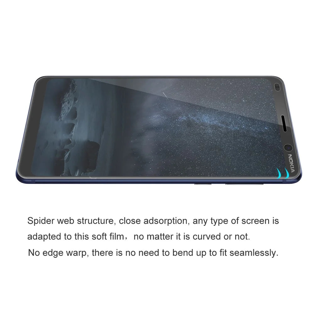 HAT PRINCE Hydrogel Film 3D Full Covering Soft Screen Protector Film for Nokia 9 Pureview - 2