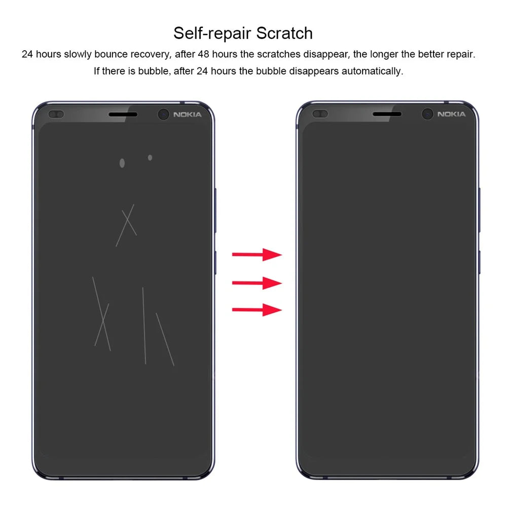 HAT PRINCE Hydrogel Film 3D Full Covering Soft Screen Protector Film for Nokia 9 Pureview - 3