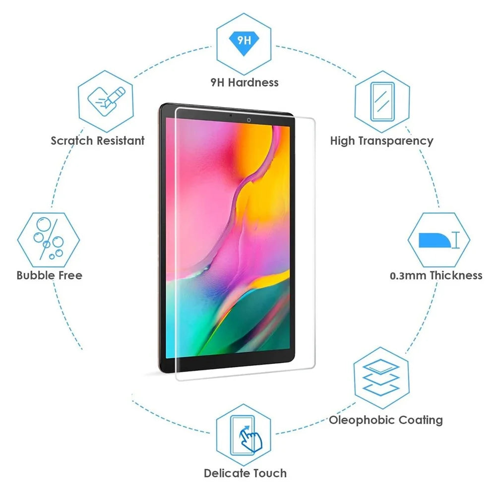 0.3mm Tempered Glass Screen Protector Film for Samsung Galaxy Tab A 10.1 (2019) T510 - 2